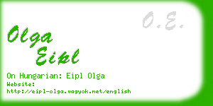 olga eipl business card